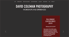 Desktop Screenshot of davidcolemanphotography.com